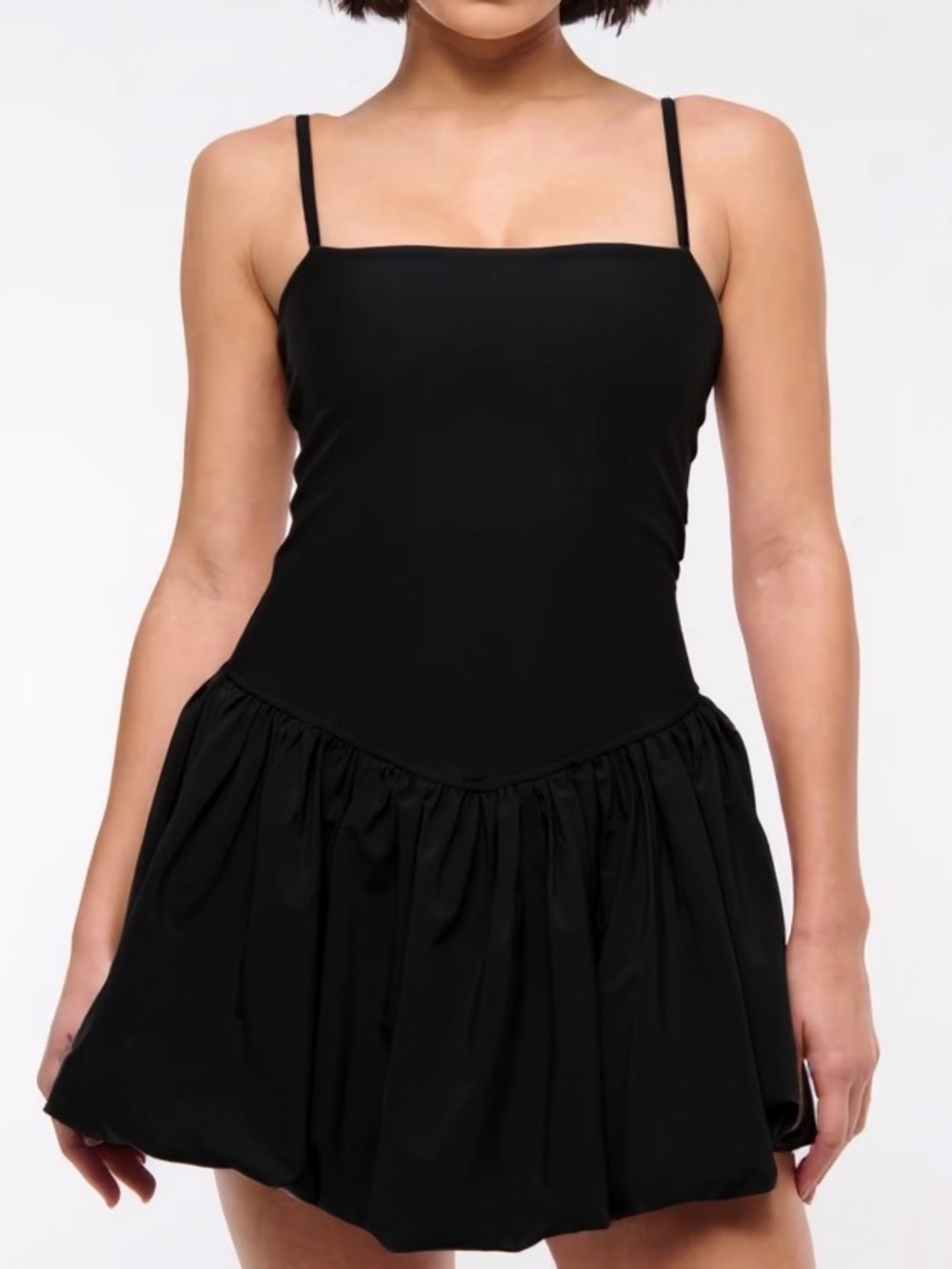 Abercrombie YPB sculptLUX Bubble Hem Mini Dress
